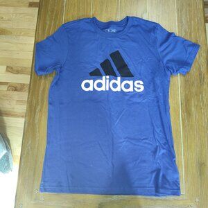 Adidas Cotton Tee Boys Blue NWT XL (18/20)